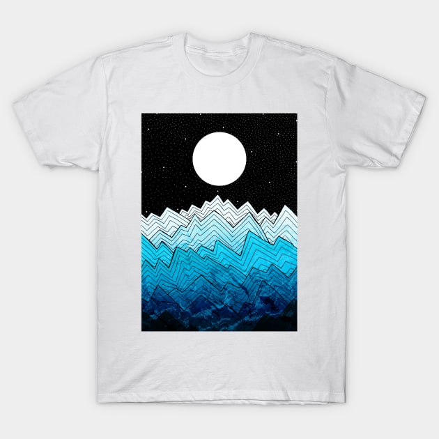 A rough winter's sea T-Shirt by Swadeillustrations